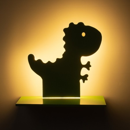 Bra "dinosaur" LED 24W green 35x30 cm-4
