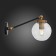 Sconces st. SL234.411.01. Varieta. 1x40 W, E27, 14x21 cm, black color, gold