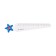 Plastic line 12 cm "star", blue