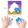 Soft puzzle for the kids "Police Machine", 3 parts, crumb me