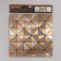 Self -adhesive panel 30*30cm soft, triangles copper