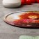 Tray "how good roses were, 20 x 0.4 x 0.32 cm, metal
