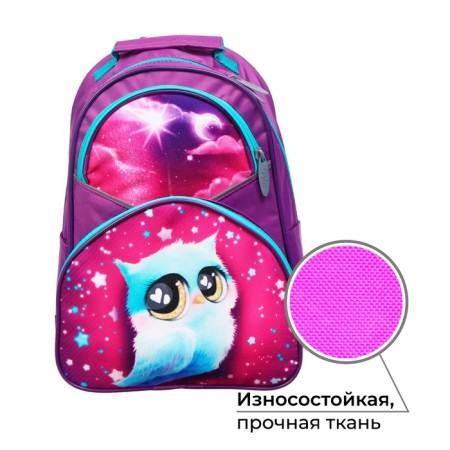School backpack, 37 x 26 x 13 cm, ergonomic back, Calligrata Ac-1