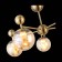 Ceiling EVOLUCE lamp. Sle106302-05. Pechio. 5x60 watts, E27, 63x63x34 cm, bronze color