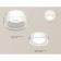 Ambrella Light Acrylic lamp, XS8412003, GX53 LED 12 W, white sand, white matte