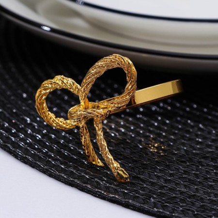 NOBLE napkin ring, 4.5 × 5 cm, gold color