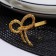 NOBLE napkin ring, 4.5 × 5 cm, gold color