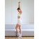TOP female supporting on the wide straps of Mirey, size 52, milk color