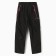Warm trousers for girls, black color, height 128 cm