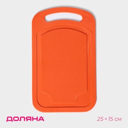 Board cutting plastic shade "arc", rectangular, 25 × 15 cm, color mix