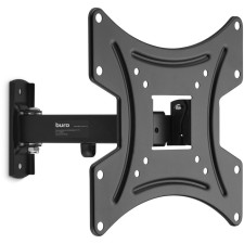 Кронштейн для телевизора Buro FL1S черный 20"-48" макс.15кг настенный поворотно-выдвижной и   100471
