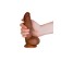 Toyfa RealStick Elite Mulatto vibrator, realistic, on suction cups, mulatto, 13 cm