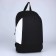 School textile Backpack 46x30x10 cm, vertical pocket, black and white color