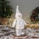 Soft toy "Snowman Snowlit" (59x21 cm extended legs) 40x21 cm, silver-white