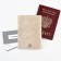 The cover for the passport “The only place where you can go”, PVC