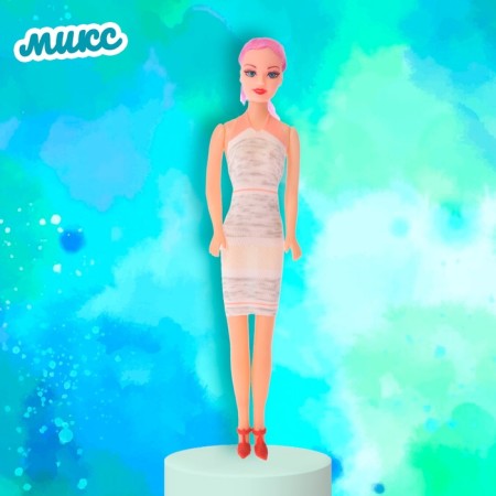 Model-model "Olenka" in an evening dress, mix-5