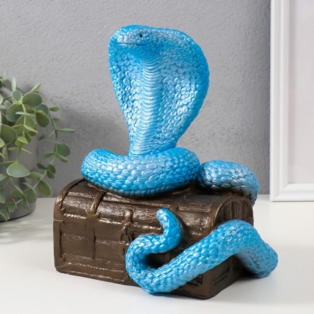 New Year's figure "Cobra on the chest" 20 x 17 x 12 cm.-1