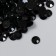 Decor for creativity plastic "Rhuba. Midnight" set 300 pcs d = 0.8 cm