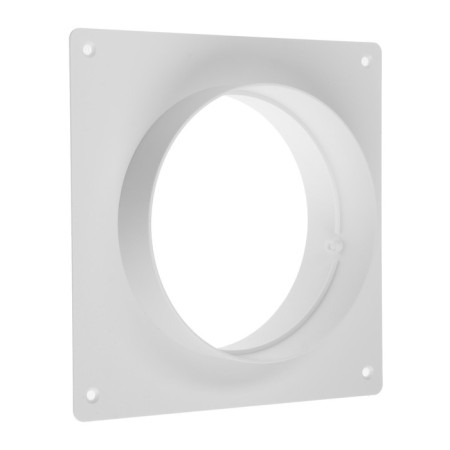 Round channels connector Zein, D = 150 mm, ventilation, with an overhead plate-2