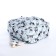 School backpack from textiles on a zipper, 3 pockets, pencil case, blue color