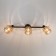 Sconces Citilux "tavern" CL542632, 58x18 cm, 3x60W, e14, black color