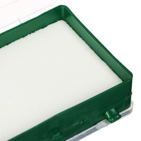 Box with insolon, for spinners and mormyshki, bilateral, 11+1 departments, 11.5 x 8.5 x 3.5 cm-6