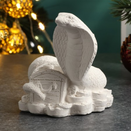 New Year. Symbol 2025. Figure for coloring "Snake with a chest", 6x6x5cm-1