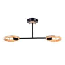 Suspended Ambrella Traditional Loft TR8244, E27, Black, Light Wood