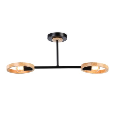 Suspended Ambrella Traditional Loft TR8244, E27, Black, Light Wood