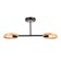 Suspended Ambrella Traditional Loft TR8244, E27, Black, Light Wood