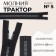 Lightning "Tractor", No. 5, detachable, automatic lock, 60 cm, black/white color