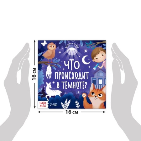 A book with a flashlight “What is happening in the dark?”, 24 p.-1
