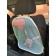 Protective cape on the back of the car seat "Blue Rabbit with a ball"