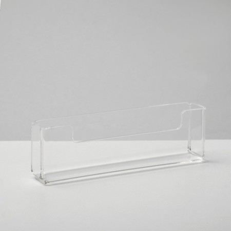 Business card stand, 9.8 × 1.8 × 3 cm, 2 mm plexiglass, in a protective film-3