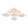 LED ceiling LED with Ambrella Light, Ice, FA280, 4XLED, 69 W, 5175LUM, 3000-6400K, white color.