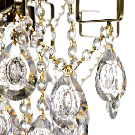 Elizabeth chandelier 4KHE27 40W bronze 40x40x40 cm Bayerlux-3
