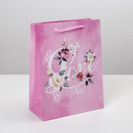 Gift Package Laminated, Packaging, Love, MS 18 x 23 x 8 cm-1