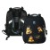 School backpack 38 x 30 x 16 cm, ergonomic back, Stavia "capybara", black
