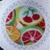 Vase for bread and fruits "Zephyr. Print ", d = 20 cm, color mix