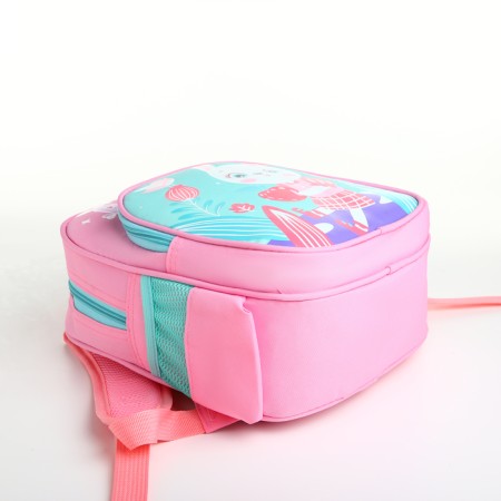 Baby backpack on lightning, "chosen", pink color-4