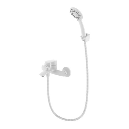 MILARDO RORA RORWT00M02 bath mixer, 51 mm pouring, white matte