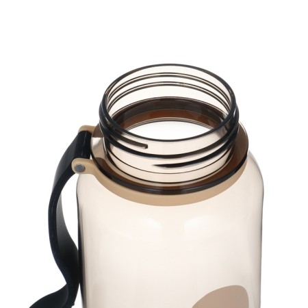 Water bottle, 600 ml, 20 x 7 cm, with sieve, brown-3