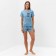Female home set (T -shirt, shorts), blue color, size 50