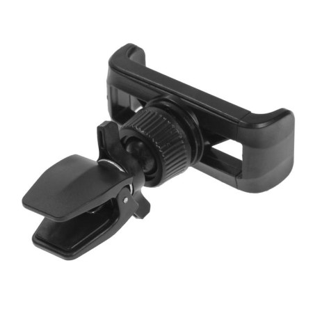 Phone holder to a deflector, sliding 6-9 cm, black-5