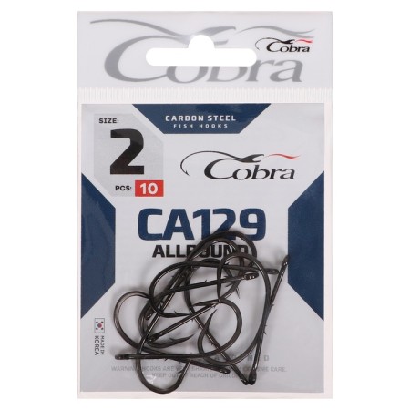 Cobra Allround hooks, series CA129, No. 2, 10 pcs.
