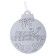 Christmas tree decoration for painting "Merry Christmas" 4 pcs., Brush