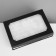 Standing for jewelry "Casket" 36 seats, 18.5 × 13 × 4 cm, black and white color