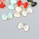 Decor for creativity metal, enamel "Bow" mix 1x1.5 cm