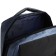 Young youth backpack with a zipper, 2 pockets, with USB, black/blue color