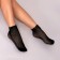 Women's socks minaku "net", black color, size 36-37 (23 cm)